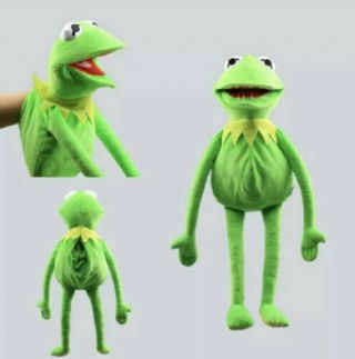 23  Full Body Kermit The Frog Hand Puppet Plush Ventriloquism Party Prop Toy Us