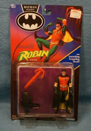 1991 Batman Returns Robin Launching Grappling Hook Action Figure Kenner