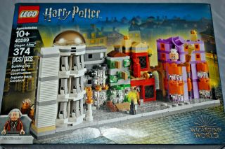 Lego Retired Harry Potter 40289 Complete Set Diagon Alley Promotional Set Unopen