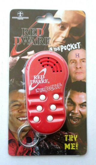 Red Dwarf In Your Pocket Keyring Dead Batteries Possibly Corroded