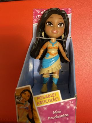 Disney Princess Mini Toddler Pocahontas Doll Figure Jakks