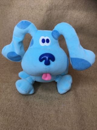 Vintage Blues Clues Puppy Dog Plush Eden Blue 7”