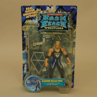Diamond Dallas Page Ddp - Wcw Bash At The Beach - Toybiz Wrestling Figure Rare