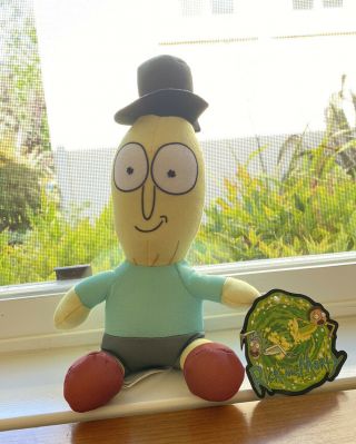 Rick And Morty Mr Poopy Butthole 10 " Stuffed Animal Plush Toy With Tag