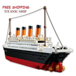 Titanic Ship Legoed Building Blocks 1021pcs Educational Toys Model Complete Set