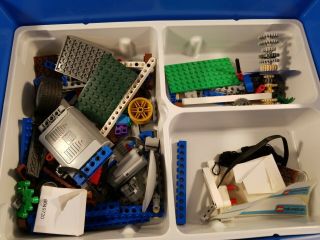 Lego Education Simple And Motorized Mechanisms Base Set By Lego 9686 Incomplete