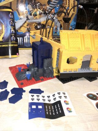 Character Building Doctor Who TARDIS Console Room Incomplete Set - Missing A Few 3