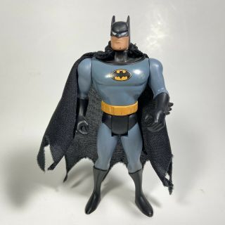 4.  75” 1993 Kenner Dc Animated Series Combat Belt Batman With Cape