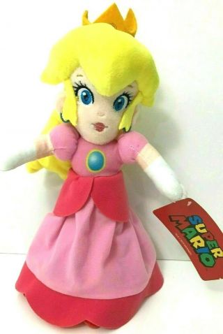 Princess Peach Nintendo Mario Soft Plush Doll 7 ".  Licensed Toy