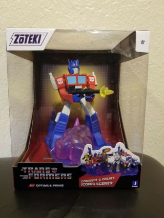 Jazwares Zoteki G1 Optimus Prime Transformers Connect And Create Iconic Scenes
