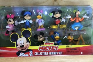 Disney Junior Mickey Mouse Collectible Friends Figure Set 8 Pc (f) Nib
