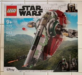 - Lego Star Wars Boba Fett’s Starship 75312 - - In - Hand Slave 1 Mandalorian