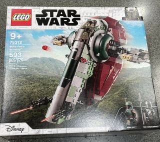 Lego Star Wars Boba Fett’s Starship 75312.  And Ready To Ship