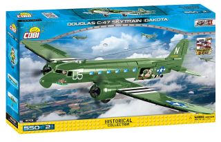 Cobi World War Ii Douglas C - 47 Skytrain Dakota Transport Airplane Block Set 5701