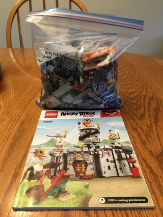 Lego The Angry Birds Movie 75826 King Pig’s Castle - 100 Complete With Minifigs