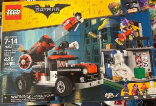 Lego The Batman Movie Harley Quinn Cannonball Attack 2018 70921