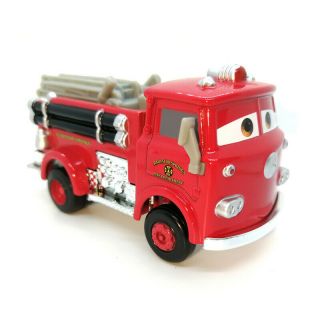 Red Fire Engine Truck Mattel Disney Pixar Cars 1/55 Metal Diecast Vehicles Loose