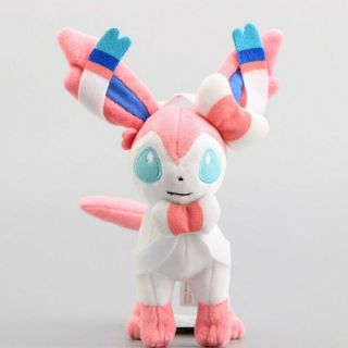 Sylveon Eevee Evolution Plush Doll Stuffed Anime Figure Toy Gift 8 " Plushies