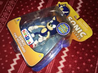 Official Jazwares 5” Sonic The Hedgehog Sonic Figure Toy Doll Sega Boxed Tru