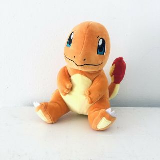 Pokemon Charmander 8 " Plush Stuffed Animal Soft Toy Fire Sitting Calm Wct