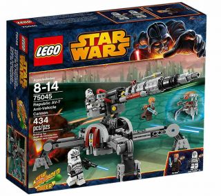 Lego Star Wars Republic Av - 7 Anti - Vehicle Cannon (75045) No Minifigures And