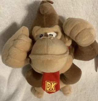 Dk Donkey Kong 10 " Plush - Nwt - Official Licensed Nintendo Mario Series