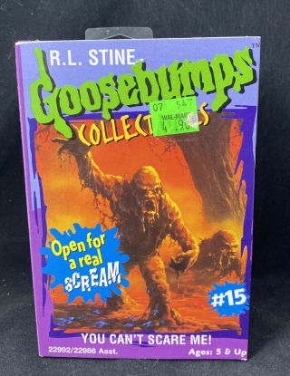 R.  L.  Stine Goosebumps Collectibles 15 You Can’t Scare Me Mip Mud Monster