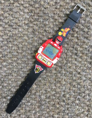 1994 Red Mighty Morphin Power Rangers Watch Tm And Saban Nelsonic Jason