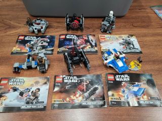 Lego Star Wars Microfighters Series 5 - Complete Set 75193 75194 75195 75196