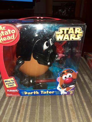 Star Wars Mr Potato Head Darth Tater,  Playskool Hasbro 2004,