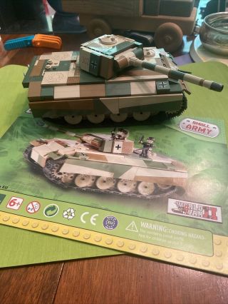 Cobi Tank Pzkpfw V Panther Ausf.  G 2466 No Figures,  Instructions