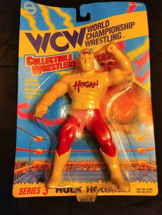 Rare Hulk Hogan Wcw Collectible Wrestlers Series 3 Toymakers 1994 Vintage