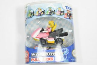 Tomy Nintendo Mario Kart Pull Back Racers Series 2 Princess Peach Figure Toy
