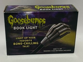 Scholastic Goosebumps Skeleton Book Light Slappy Dummy Rare