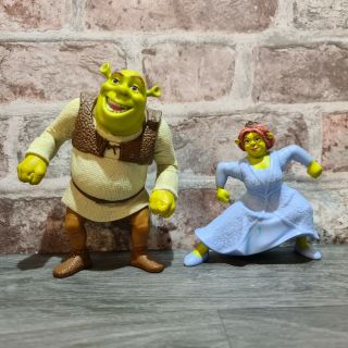 Dreamworks Shrek - Shrek & Princess Fiona Figures 6 "