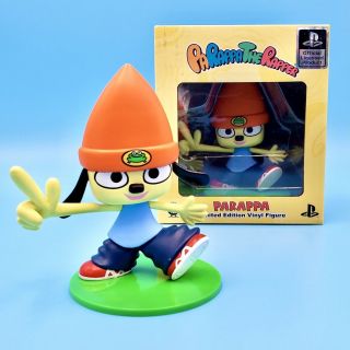 Parappa The Rapper Limited Vinyl Figure Statue 5 " Official Sony Playstation Ps1