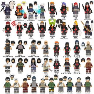 6/40pcs Naruto Mini Figures Set Yahiko Konan Nagato Uchiha Itachi Zetsu