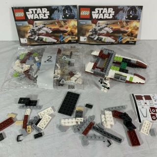 Lego Star Wars Set 75182 Republic Fighter Tank With Figures & Manuals Read