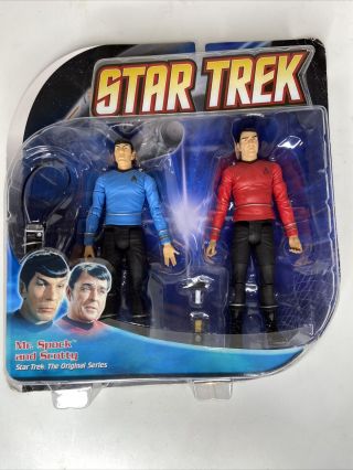 Diamond Select Star Trek The Series 2 Pack Mr Spock Scotty Figures