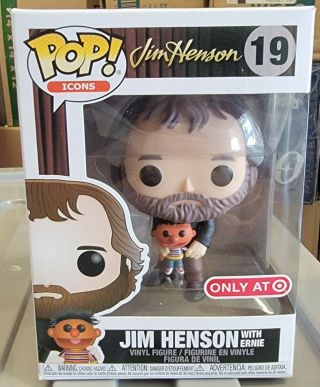 Funko Pop Icons 19 Jim Henson With Ernie Target Exclusive,  Protector