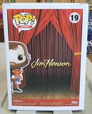 Funko Pop Icons 19 JIM HENSON with ERNIE Target Exclusive,  Protector 3