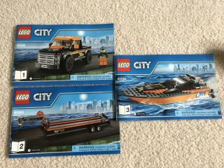 LEGO City 60085 Great Vehicles And Powerboat.  Assembled And Box. 3