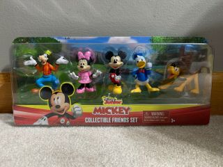 Disney Junior Mickey Collectible Friends Set 2” Figures Minnie Pluto Goofy