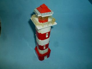 Lego Leucht Turm 60er 60s Lighthouse After Instructions From Book 60s Vintage