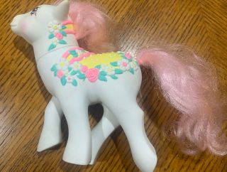Vintage Hasbro G1 My Little Pony Merry Go Round Carousel Flower Bouquet 1989