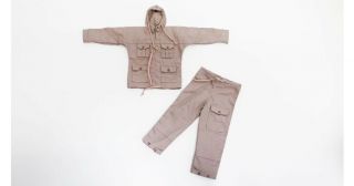 [a777]1:6 Scale British Wwii Sas Windproof Sand Desert Smock & Trouser