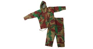 [a333]1/6 Scale British Windproof Camouflage Smock,  Trouser