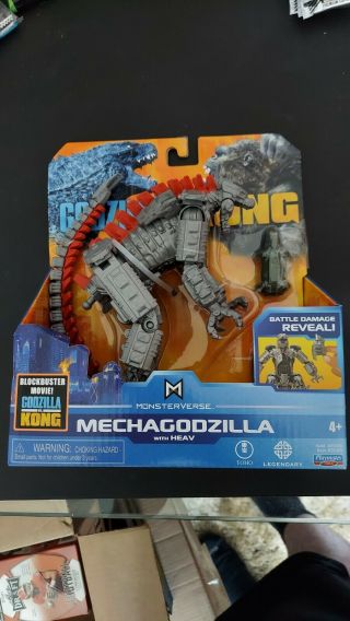 6 " Mechagodzilla W/heav Monsterverse Godzilla Vs.  King Kong Toy Collectible