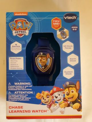 Nickelodeon Paw Patrol Chase Learning Watch By Vtech