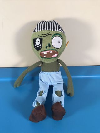 Plants Vs Zombies Pirate 12 " Plush Car Window Hanging Suction Cup